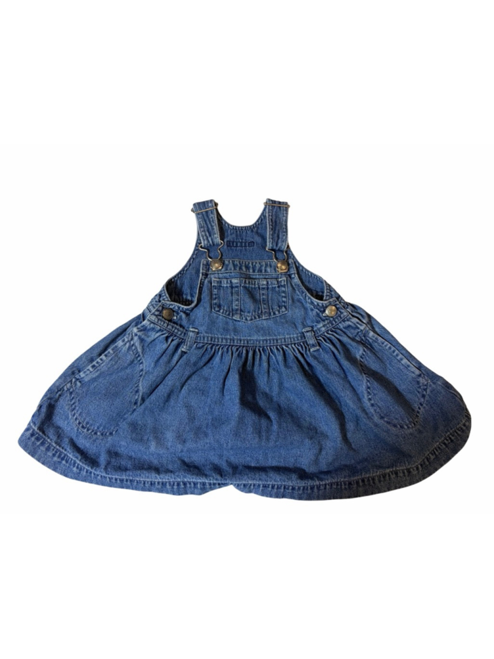 Baby Gap Denim Overall Dress Jumper Pinafore 12-18 Months Toddler Cottagecore